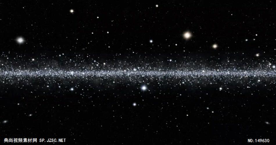 超炫星空粒子银河流星动态素材016 视频背景