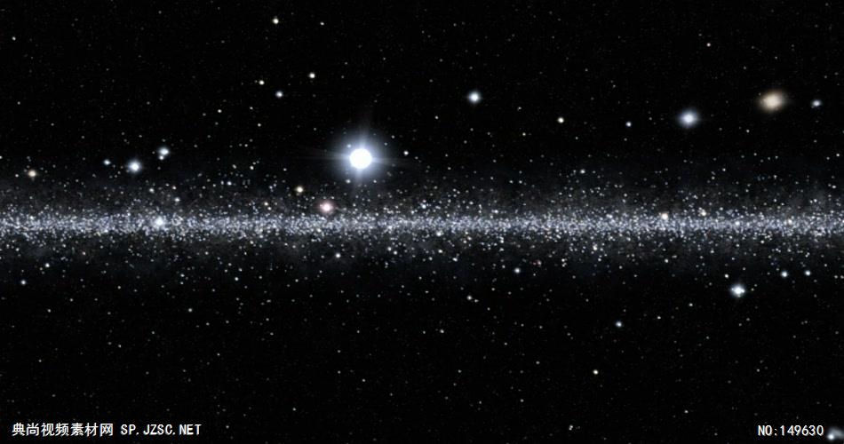 超炫星空粒子银河流星动态素材016 视频背景