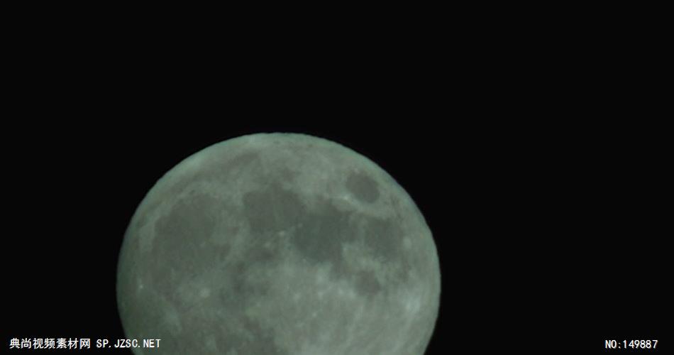 0857-月亮升起02(特写) 中国风视频 背景视频