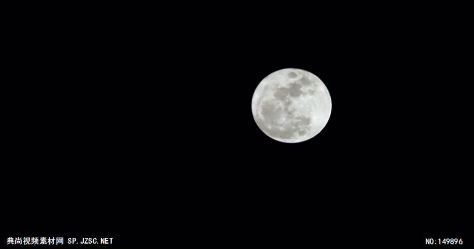 0861-月亮升起06(只有不到2秒) 中国风视频 背景视频