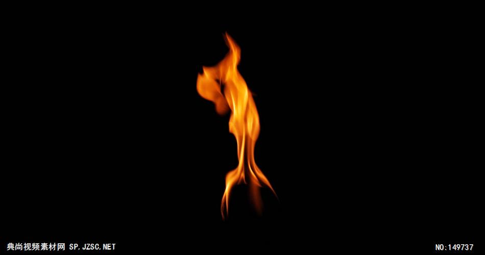 火焰TorchWindy02 实拍视频素材
