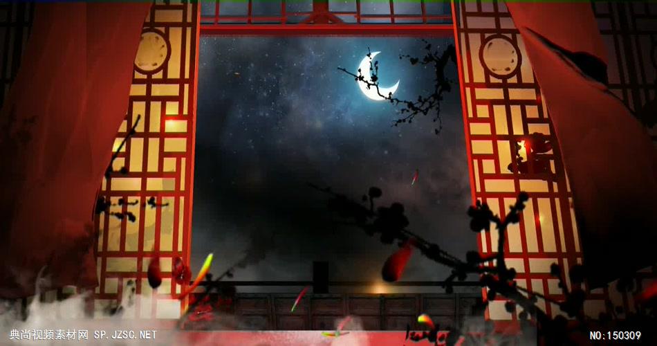 A093-古风静夜思-中国风 中国风视频 背景视频