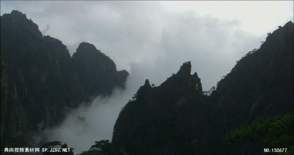 0997-极景山峰07(云雾萦绕)旅游风光类