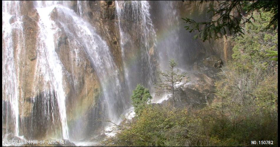 0755-瀑布-自然美景实拍视频