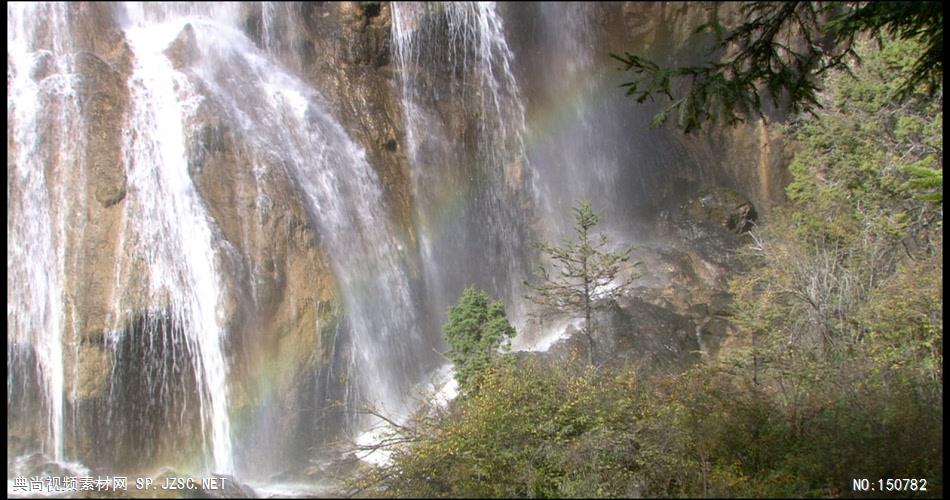 0755-瀑布-自然美景实拍视频