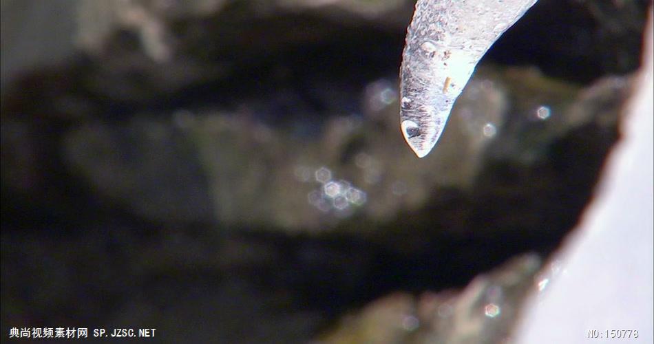 0720-冰融化滴水滴-自然美景实拍视频