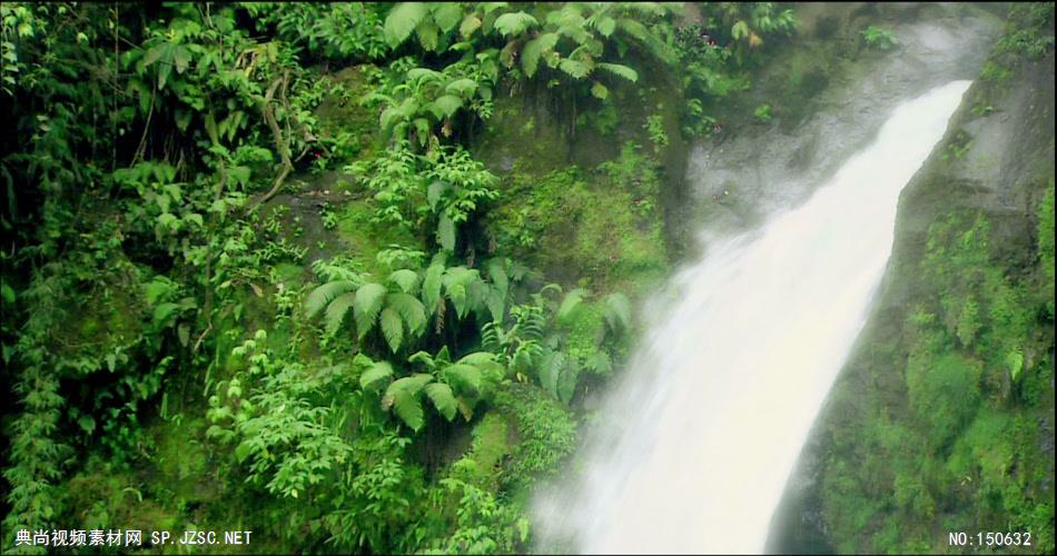 0764-山间小瀑布-自然美景实拍视频