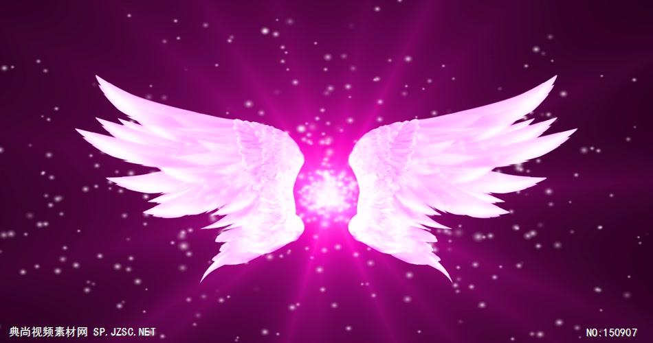 A173-大气紫色唯美翅膀