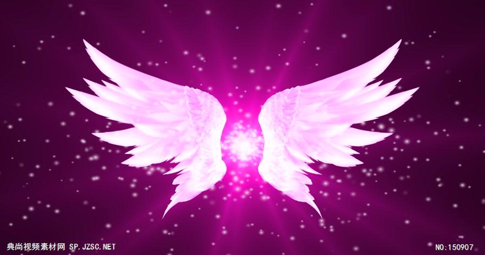 A173-大气紫色唯美翅膀