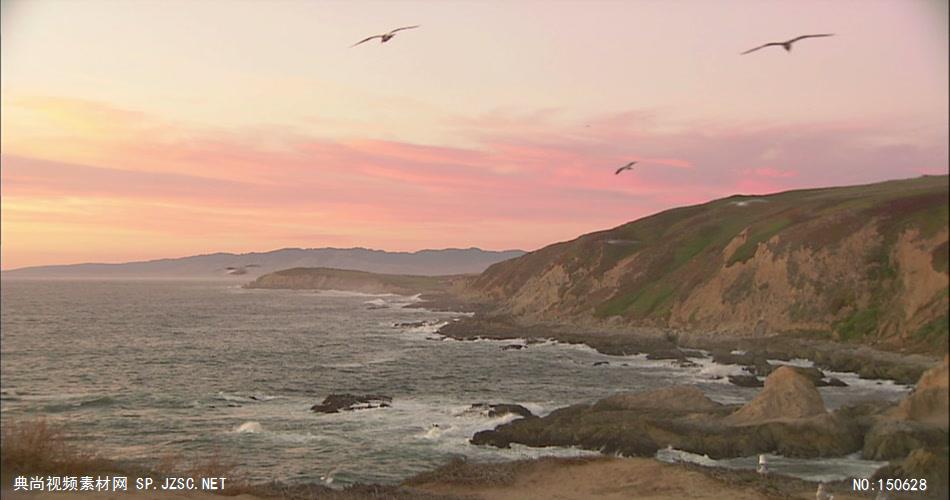 0733-海岸风光6-自然美景实拍视频