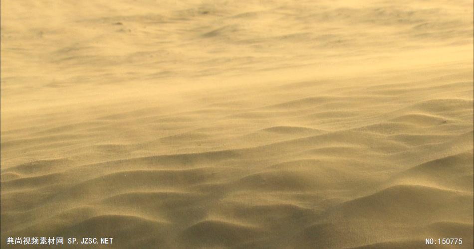 0761-沙漠风沙-自然美景实拍视频