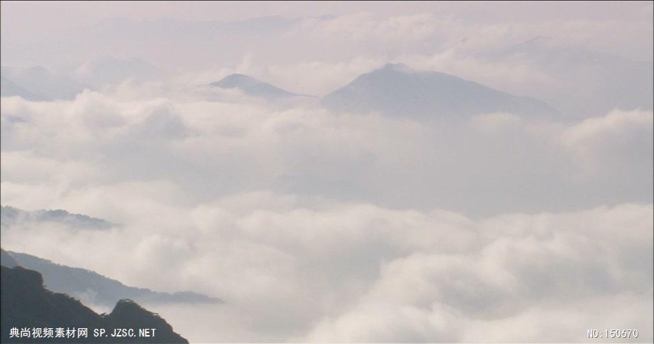 1007-极景山峰18(云雾萦绕)旅游风光类