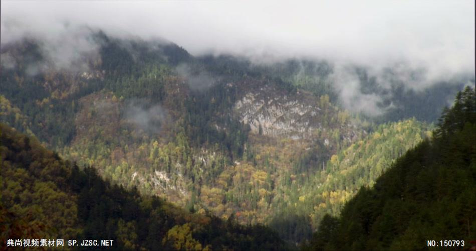 0765-山林雾景1(快速)-自然美景实拍视频