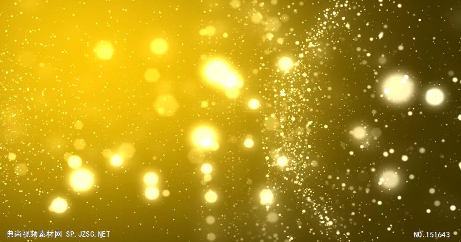 YM4821金色光点粒子 金色炫酷粒子 视频