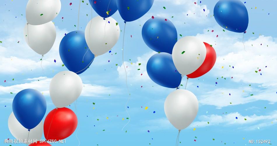 国家的气球 National Balloons 视频动态背景 虚拟背景视频