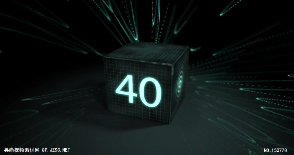 A046-震撼+玻璃碎裂+倒计时60秒 视频动态背景 虚拟背景视频