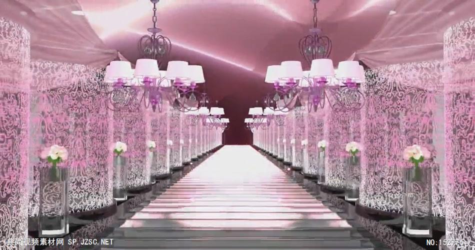 A062-婚庆长廊 视频动态背景 虚拟背景视频