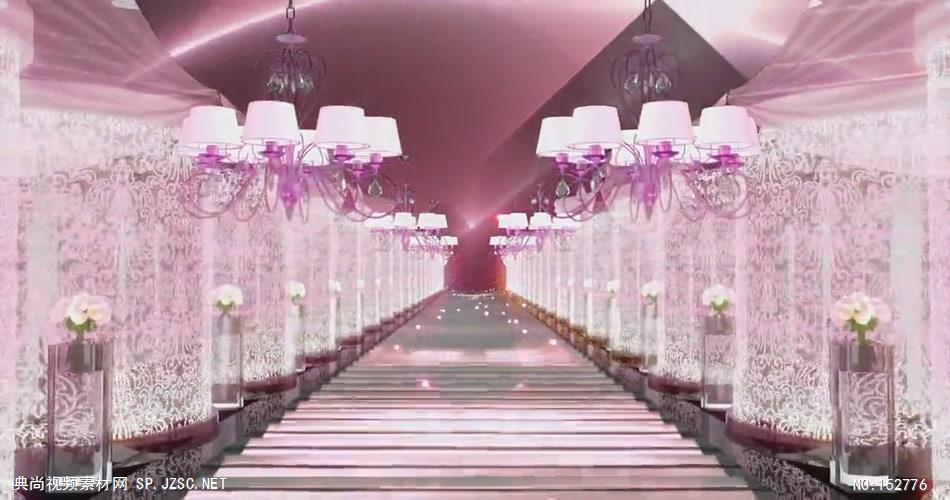 A062-婚庆长廊 视频动态背景 虚拟背景视频