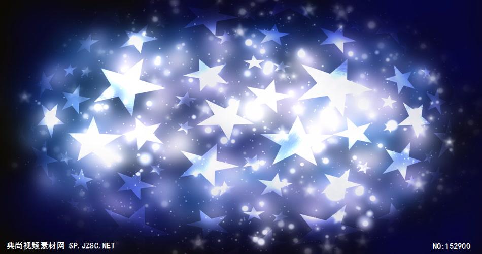 星光灿烂的夜晚 Starry Night 视频动态背景 虚拟背景视频