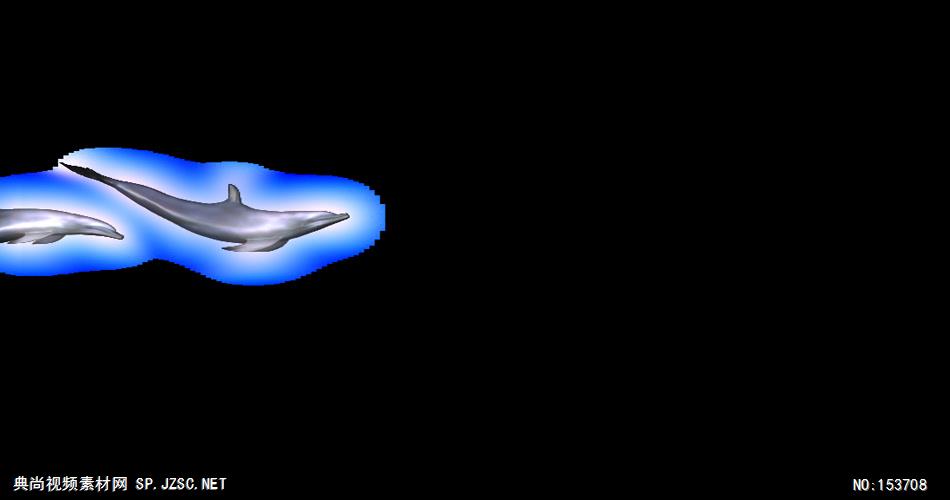 海底世界小鱼游动遮罩素材Delfin-sh2大海 海边 海洋