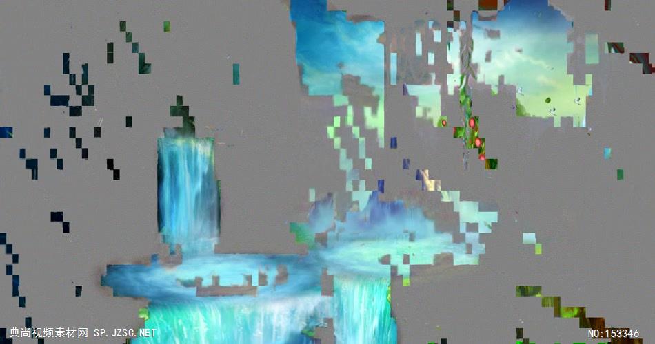 A447-花果山水帘洞瀑布  视频动态背景 虚拟背景视频