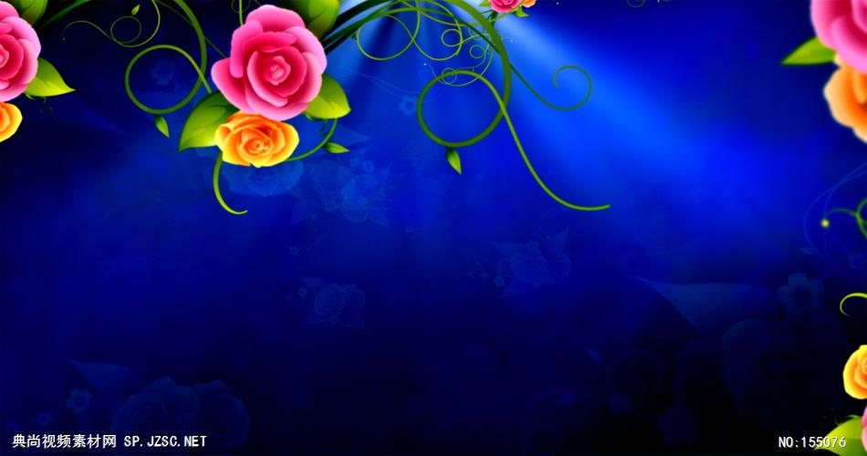 玫瑰线 Rose Rays动态花瓣背景视频 视频动态背景 虚拟背景视频