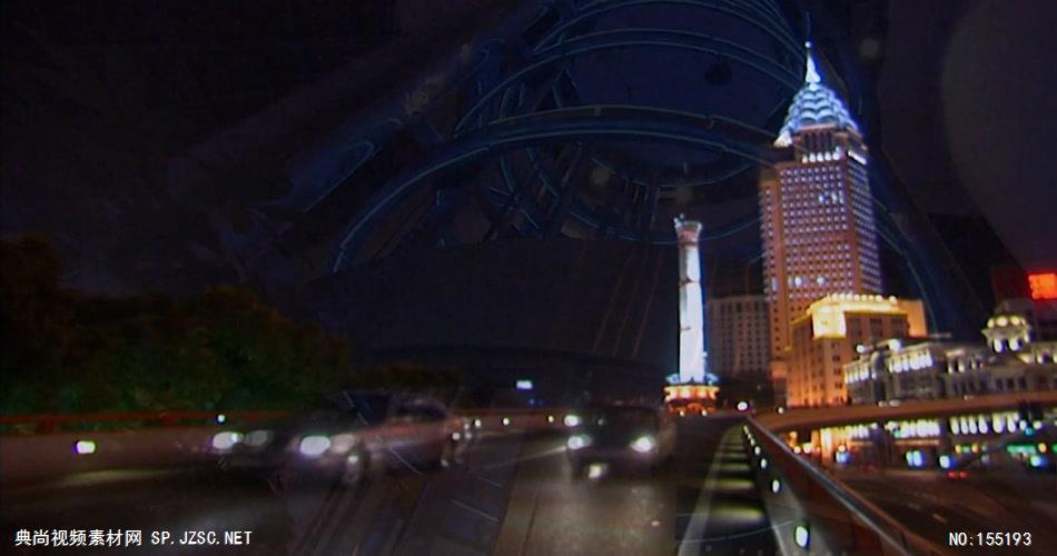 上海夜景+城市灯光+车辆交通 精选城市高清实拍