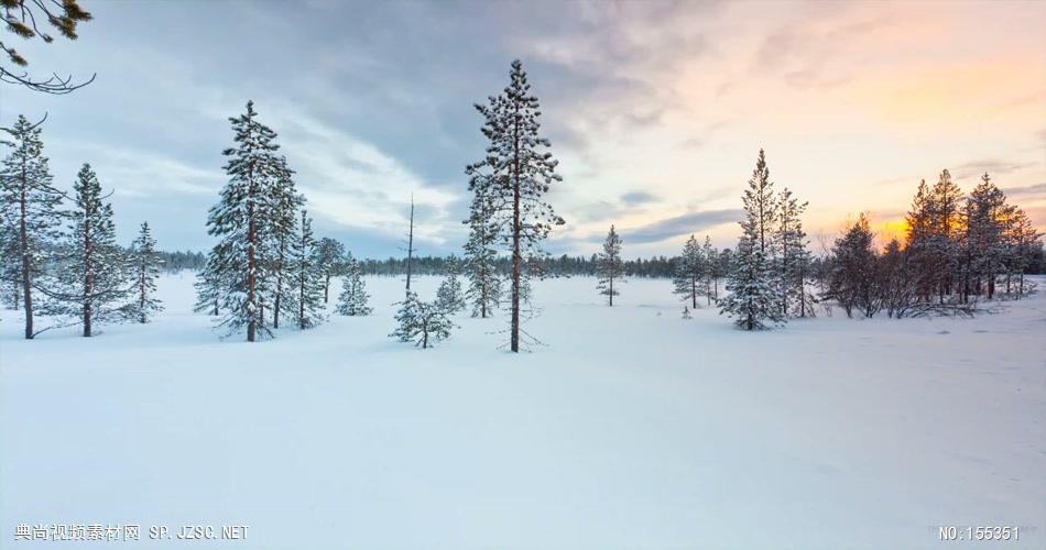 冬天的森林The.Aurora.1080p延时摄影拍摄视频
