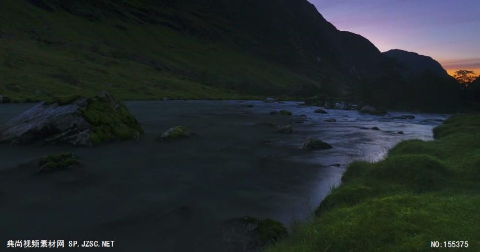 延时摄影：挪威山间的溪流_The_Water 美丽风景延时拍摄 视频