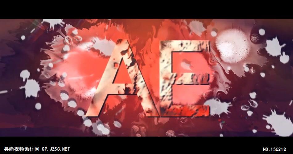 AE：AE水墨流体标题广告展示 ae特效素材17 水墨ae模版 中国元素ae 水墨ae动画视频