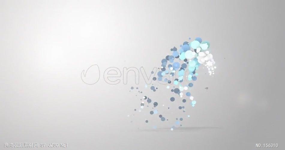AE：光滑粒子LOGO标志展示 ae特效素材14 商标logo标志ae素材 logo视频ae