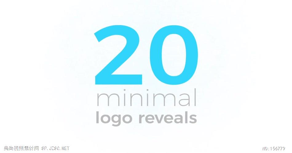 AE：20个迷你标志动画 ae视频素材17 logo标志ae动画模版 标志动画