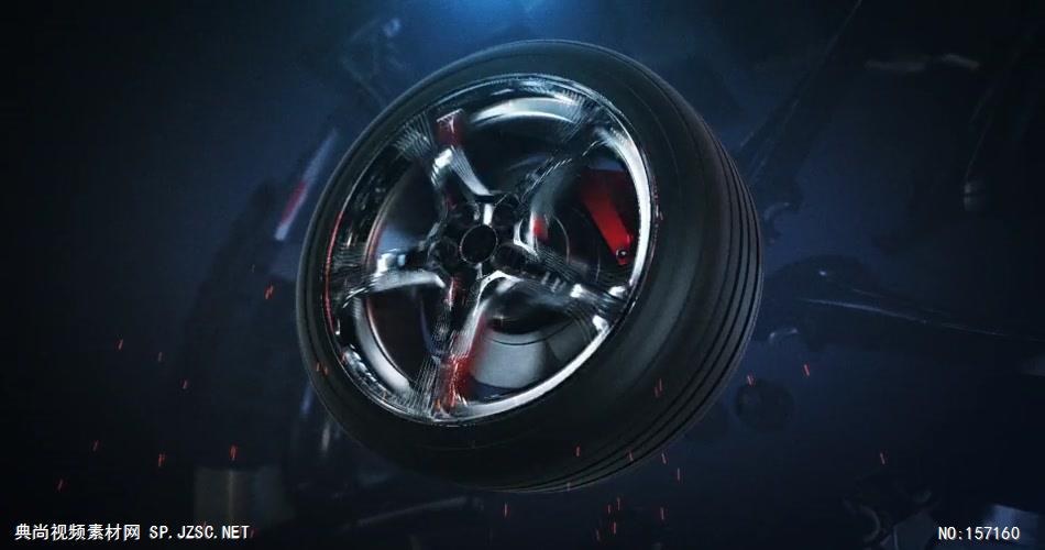 AE：汽车轮胎变换标志 ae素材下载17 logo标志ae动画模版 标志动画