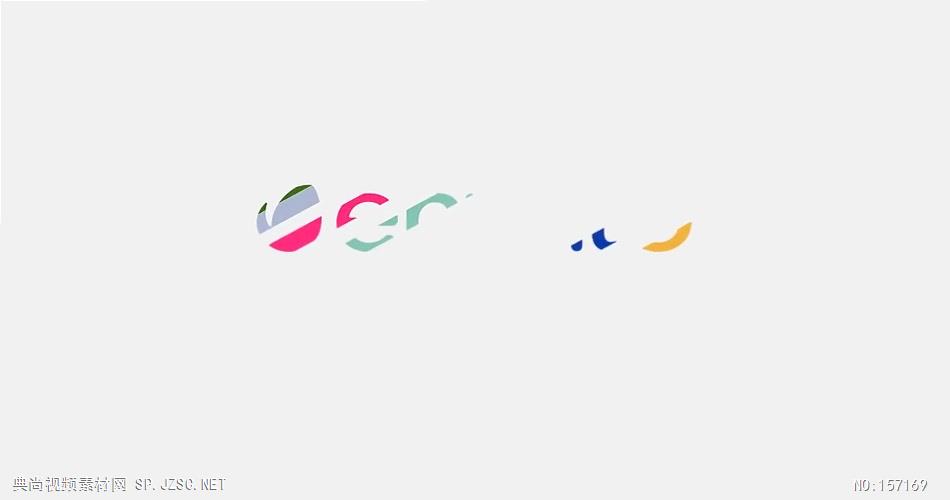 AE：平面颜色变化标志展示 ae特效素材下载15 logo标志ae动画模版 标志动画