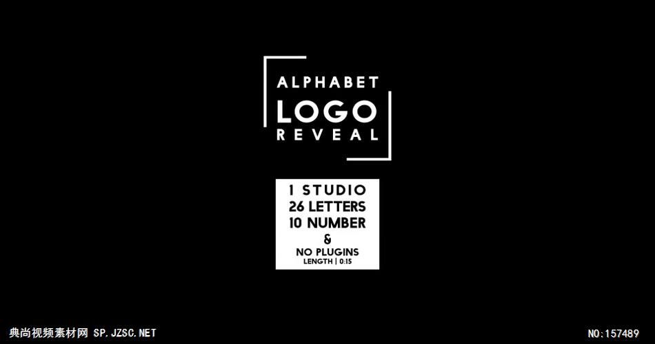 AE：字母动画标志展示 ae特效素材下载16 logo标志ae动画模版 标志动画
