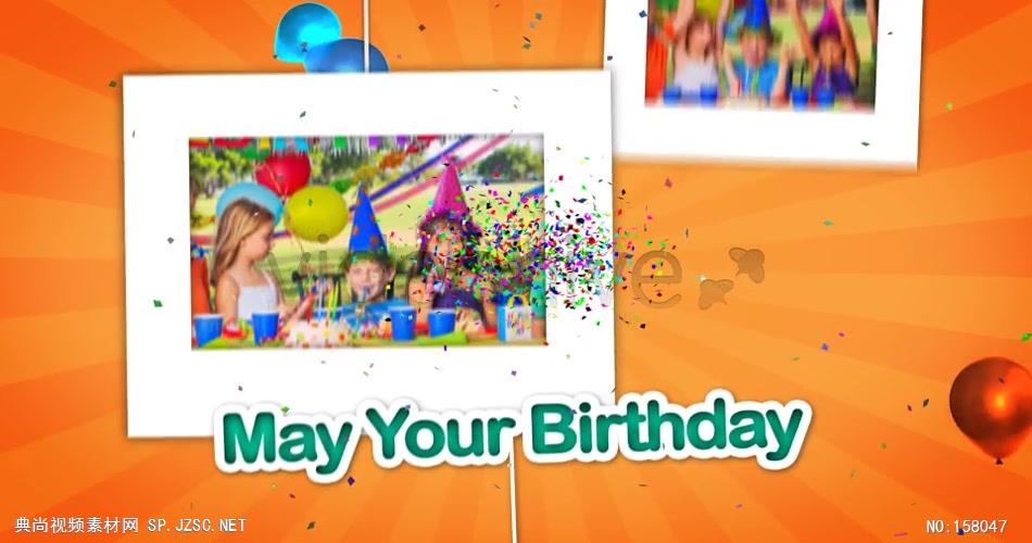 AE：儿童生日庆祝活动模板 AE文件 ae素材免费下载14