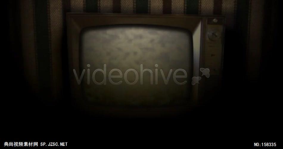 AE：AE旧电视机文字展示 ae素材下载17 文字动画视频ae模板