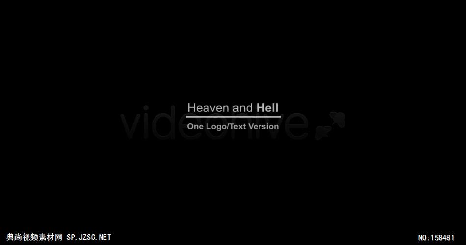 AE：天堂和地狱文字特效模板 AE文件 ae素材免费下载14 文字动画视频ae模板