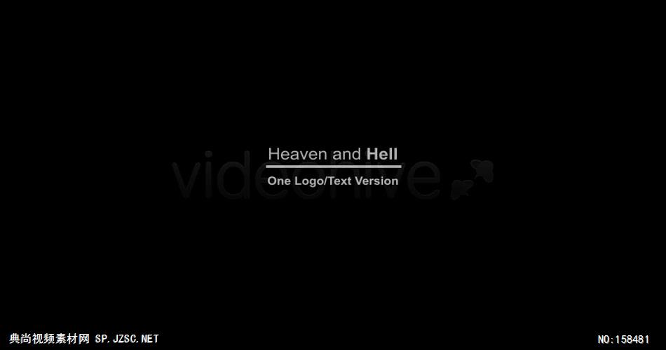 AE：天堂和地狱文字特效模板 AE文件 ae素材免费下载14 文字动画视频ae模板
