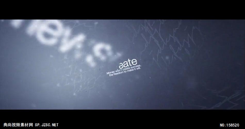 AE：杂线空间文字特效模板 ae视频素材 15 文字动画视频ae模板