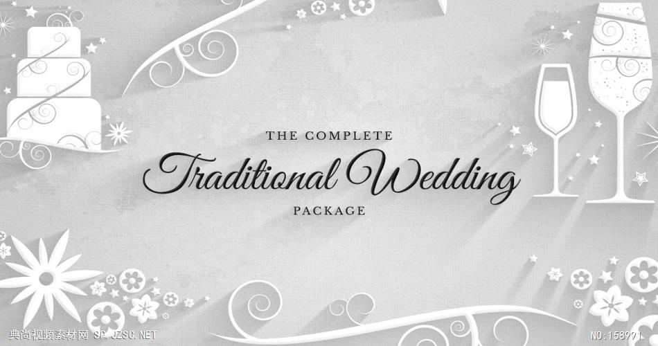 AE：传统婚礼整体包装模板 AE文件 ae素材免费下载14婚礼结婚相片照片 ae素材 幻灯片