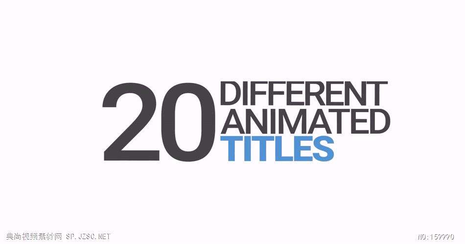 AE：20种标题动画 AE模板素材下载15