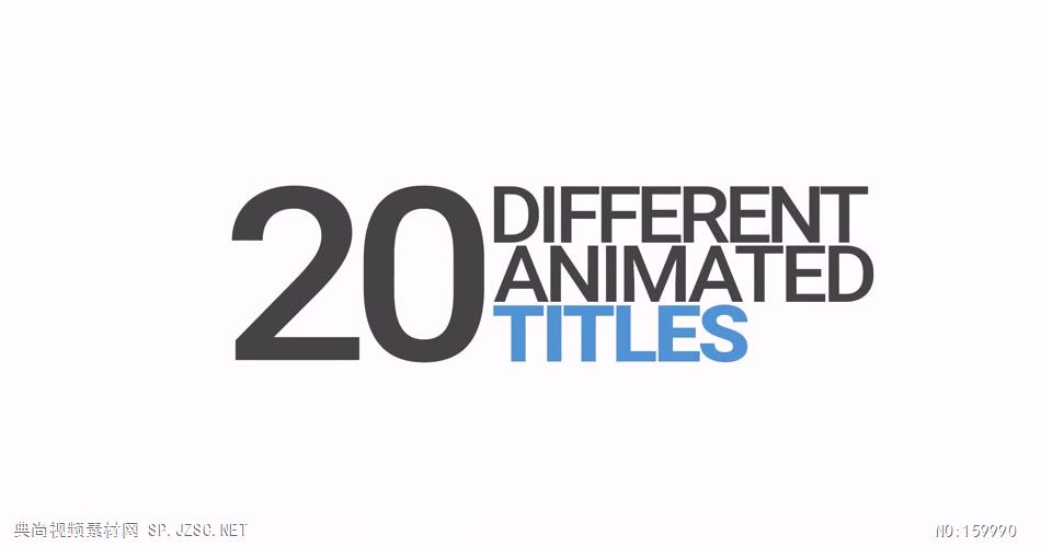 AE：20种标题动画 AE模板素材下载15