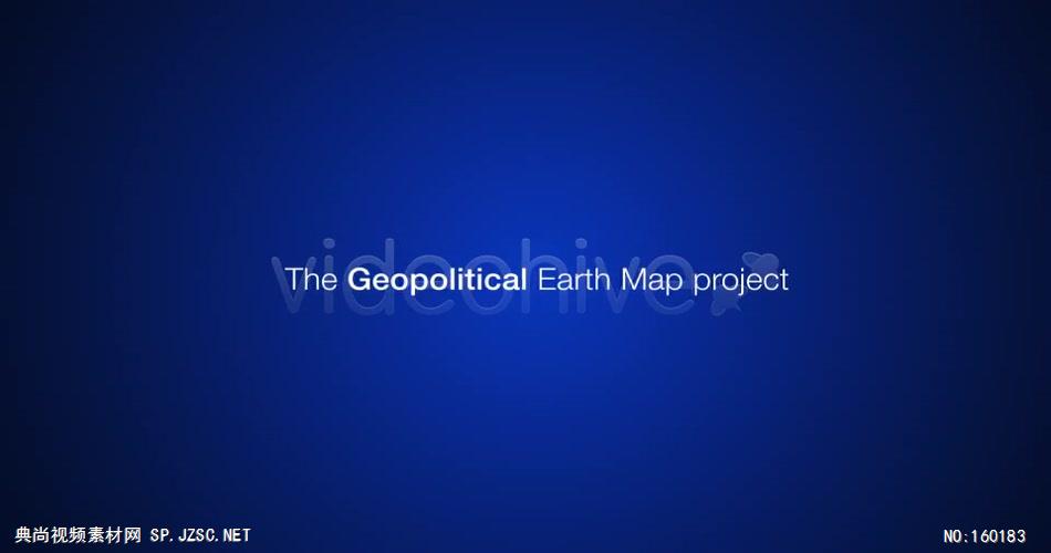 AE：几何世界地图 ae特效素材下载16
