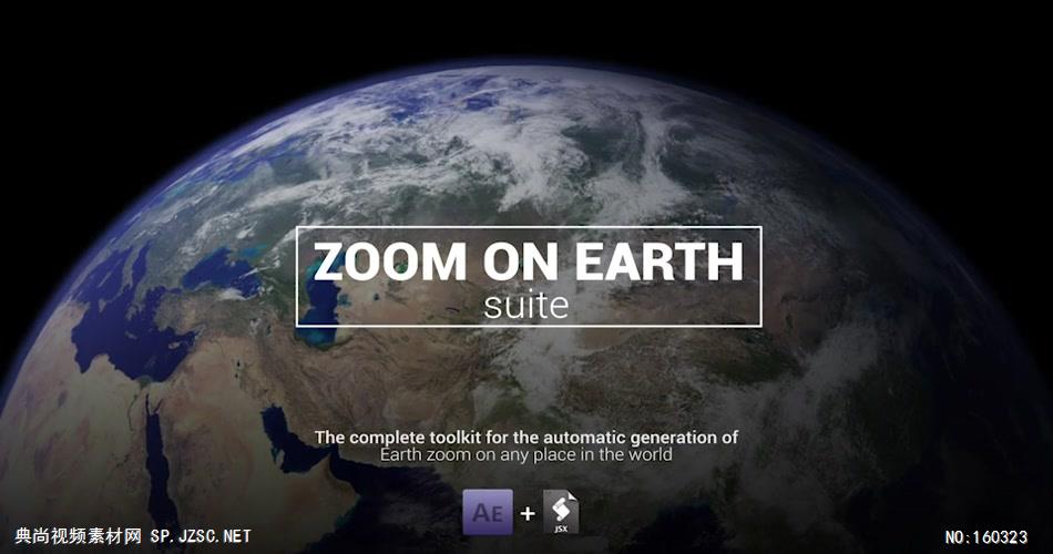 AE：地球缩放动画 ae视频素材17