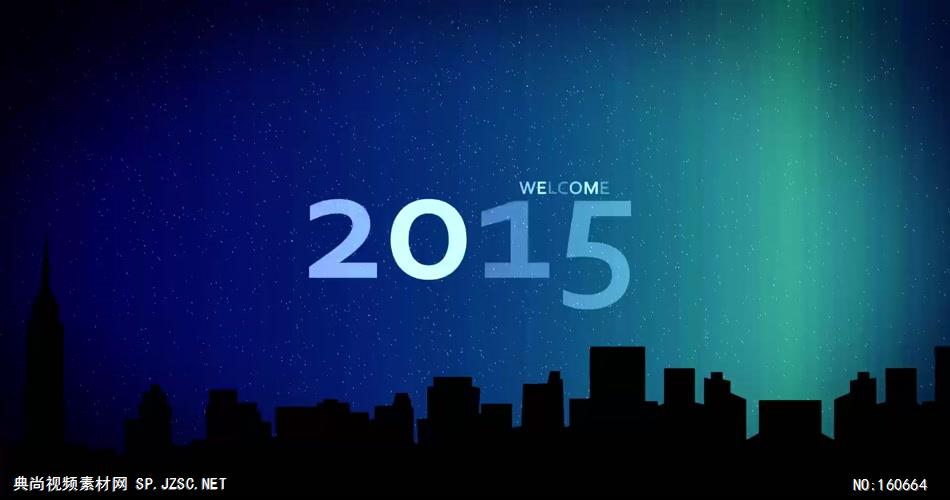 AE：新年元旦2015新年城市天空 ae特效素材14