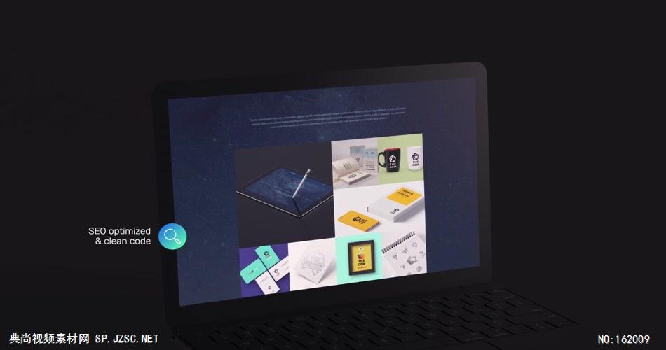 AE：5笔记本屏幕网站展示 AE模板素材 ae素材下载18