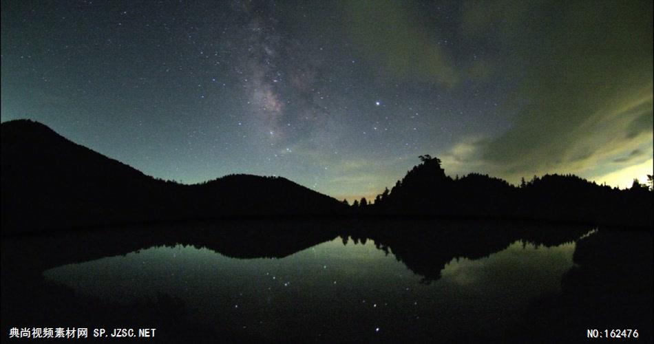 milkyway_lake2地球风景微速拍摄 延时银河系夜景 地球宇宙太空