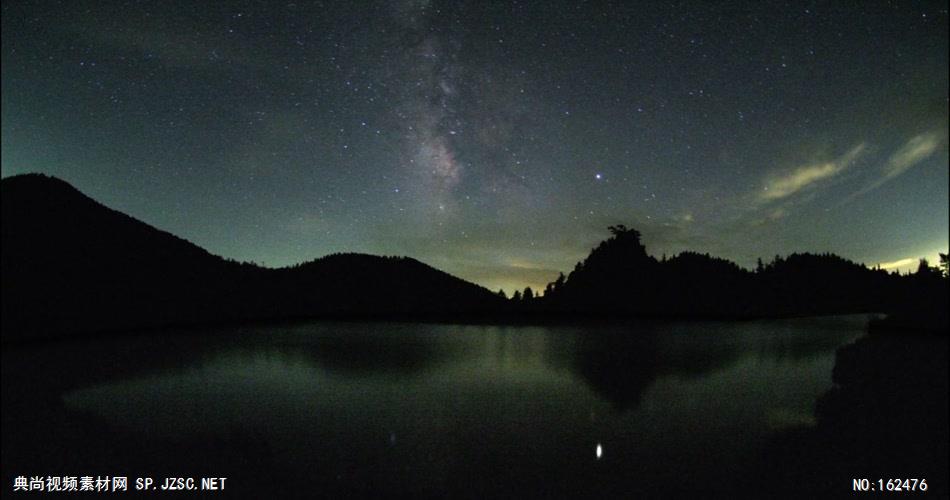 milkyway_lake2地球风景微速拍摄 延时银河系夜景 地球宇宙太空