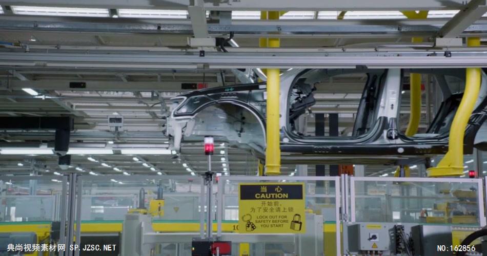 奥迪汽车生产制造车间工厂形象片中国实拍视频素材 视频下载中国实拍